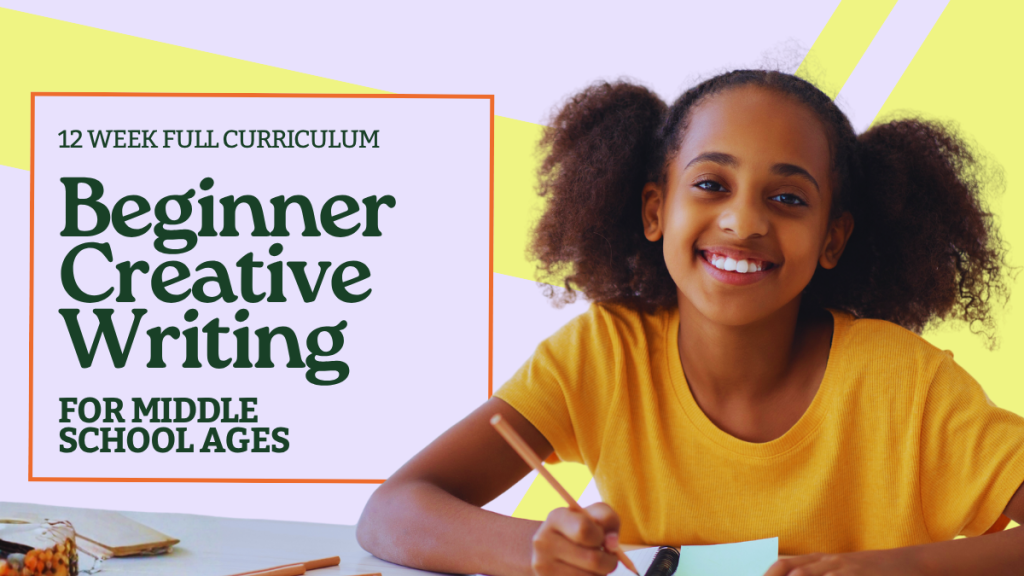 Beginner Middle School Creative Writing Semester (Pre-Recorded)