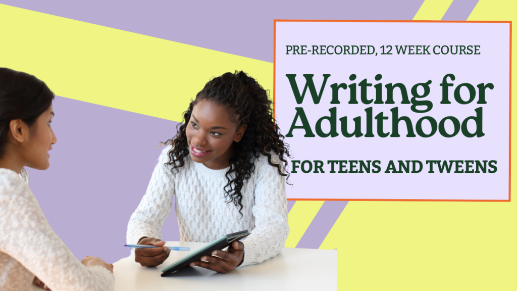 Writing for Adulthood (Pre-Recorded)